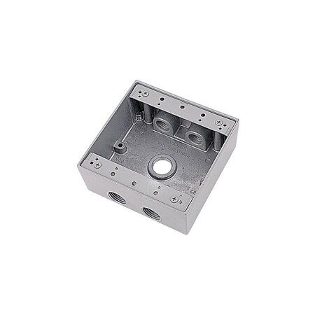 Abb Weatherproof Electrical Box, 2-Gang, 31.8 Cu. In., Standards: UL E28688 2IH5-2